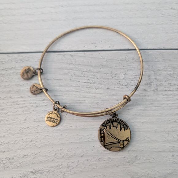 Alex and Ani Adjustable Bracelet - San Francisco - Condition Issues - Picture 1 of 6